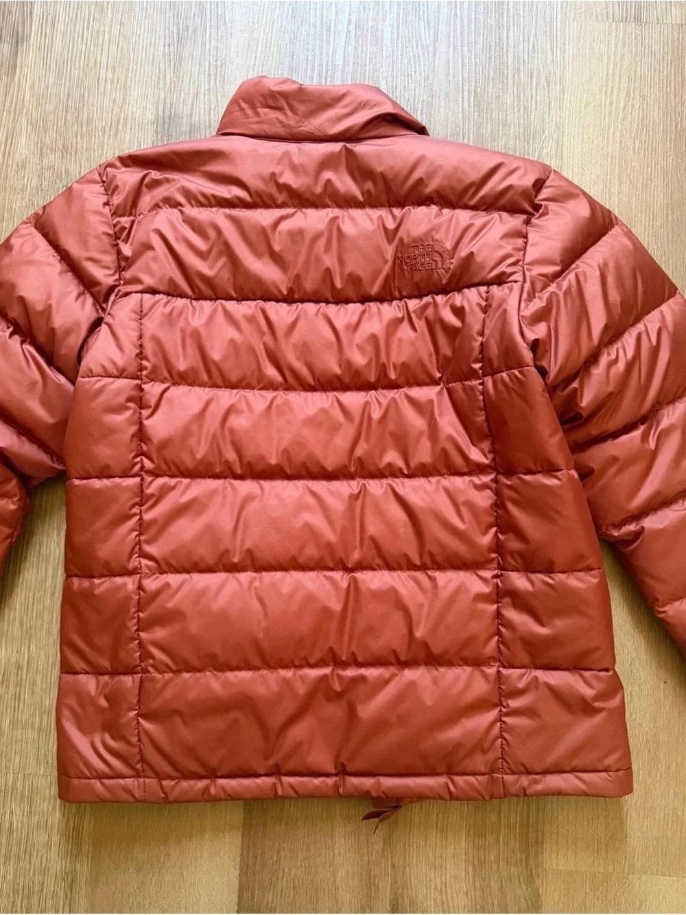 The North Face Men's Brick Red Quilted Puffer Jacket